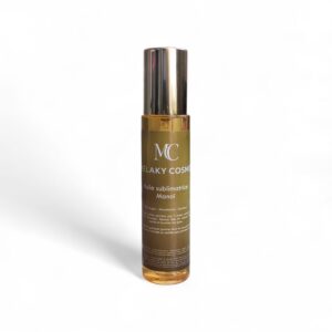 Huile Sublimatrice au Monoï – Élixir Argan, Macadamia & Tournesol – Melaky Cosmo (100ml)